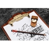 Galen Leather Galen Leather Clipboard Cartella A4 in Legno di Mogano