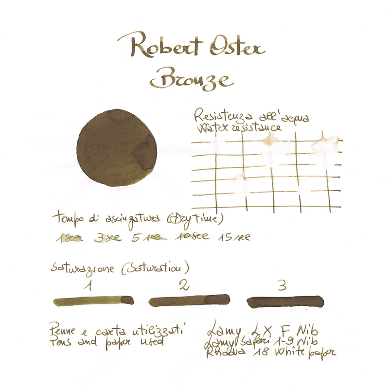 Robert Oster Bronze Ink Bottle 50 ml