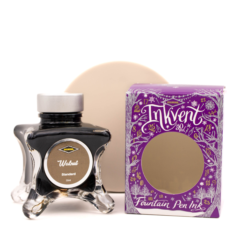Diamine Diamine Inkvent Walnut Ink Bottle 50 ml Purple Edition