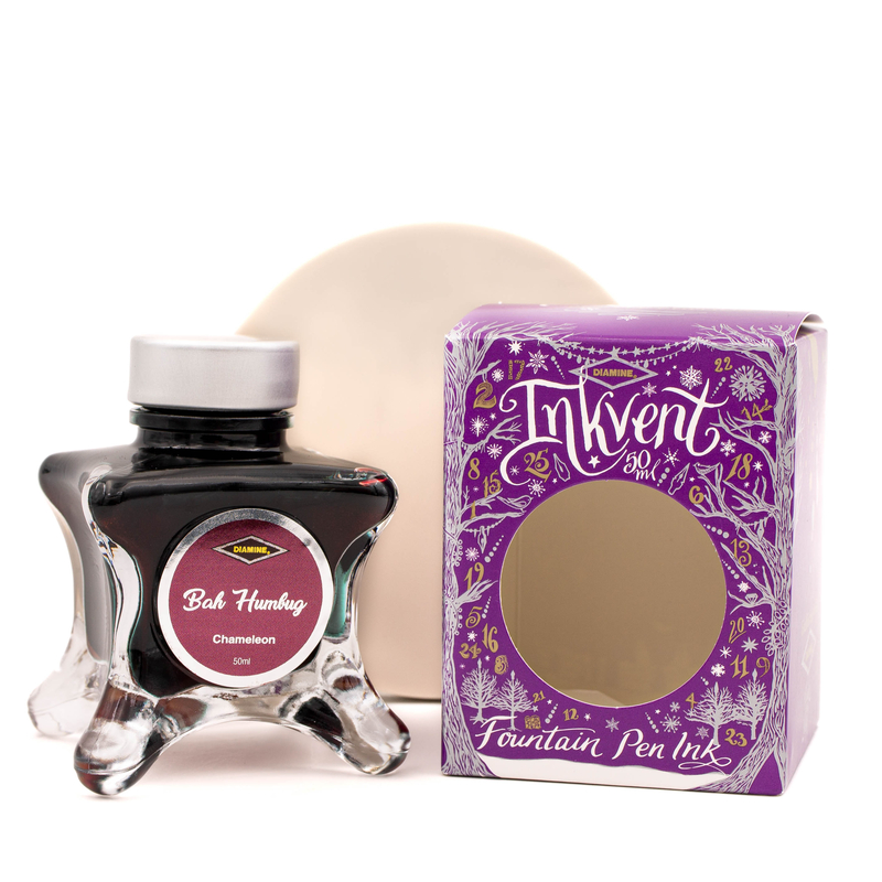 Diamine Diamine Inkvent Bah Humbug Inchiostro 50 ml Purple Edition Chameleon