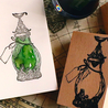 Dominant Industry Ink Dominant Industry Wood Stamp A Log of Atlantis