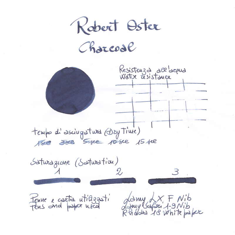 Robert Oster Charcoal Ink Bottle 50 ml