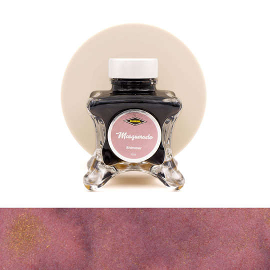 Diamine Inkvent Masquerade Ink Bottle 50 ml Purple Edition Shimmer