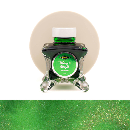 Diamine Inkvent Merry & Bright Ink Bottle 50 ml Purple Edition Shimmer