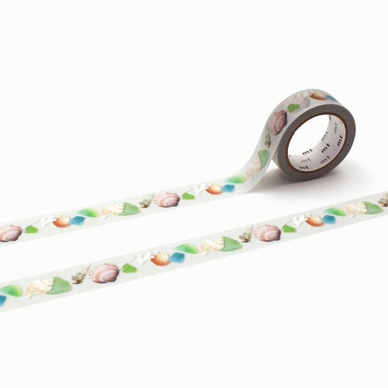 MT Masking Tape MT Ex Washi Tape Sea Glass and Shells