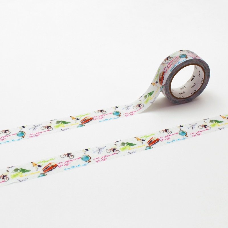 MT Masking Tape MT Ex Washi Tape World Words and Illustrations