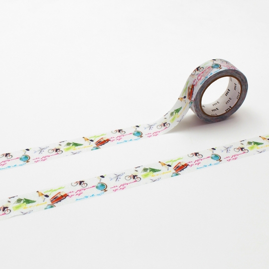 MT Ex Washi Tape Parole e Illustrazioni dal Mondo