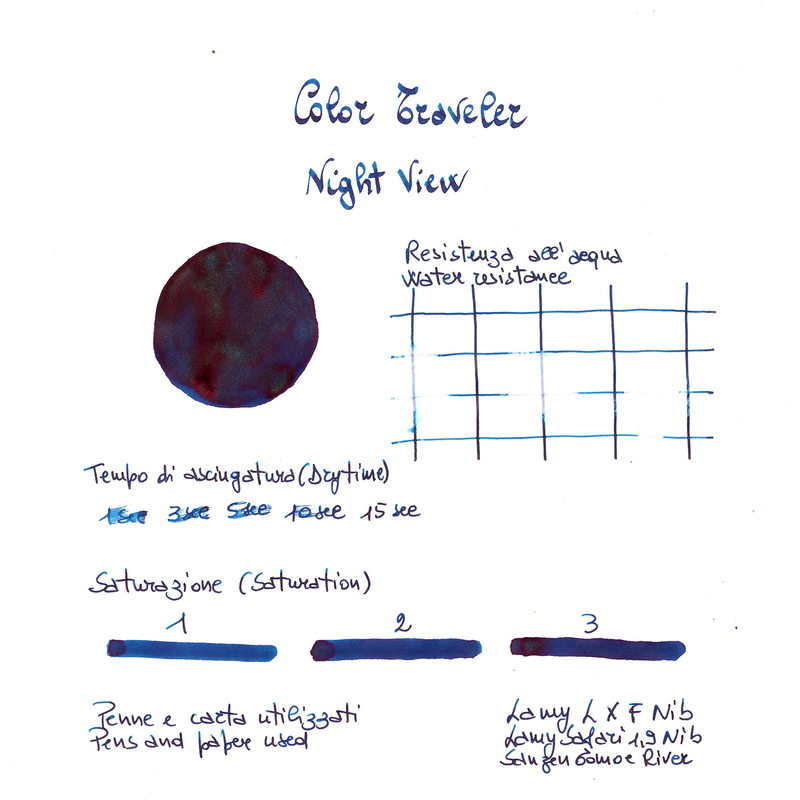 Color Traveler Color Traveler Kure Haigamine Night View Inchiostro 30 ml