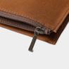 Traveler's Company Traveler's Factory Cotton Zipper Case Passport Size Marrone