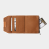 Traveler's Company Traveler's Factory Cotton Zipper Case Passport Size Marrone