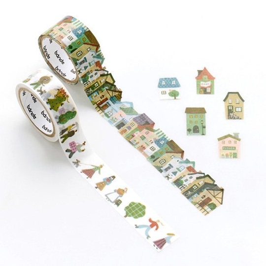 Bande Washi Tape A Town with Gentle Color
