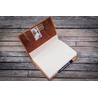 Galen Leather Galen Leather Slim Notebook Cover A5 Crazy Horse Brown