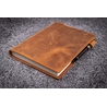 Galen Leather Galen Leather Cover A5 in Pelle Crazy Horse Brown