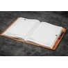 Galen Leather Galen Leather Slim Notebook Cover A5 Crazy Horse Brown