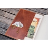 Galen Leather Galen Leather Slim Notebook Cover A5 Crazy Horse Tan