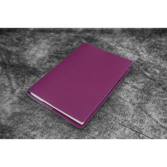 Galen Leather Cover A5 in Pelle Viola