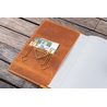 Galen Leather Galen Leather Cover A6 in Pelle Crazy Horse Brown