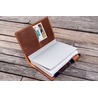 Galen Leather Galen Leather Slim Notebook Cover A6 Crazy Horse Tan