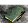 Galen Leather Galen Leather Cover Slim Hobonichi Weeks in Pelle Crazy Horse Forest Green