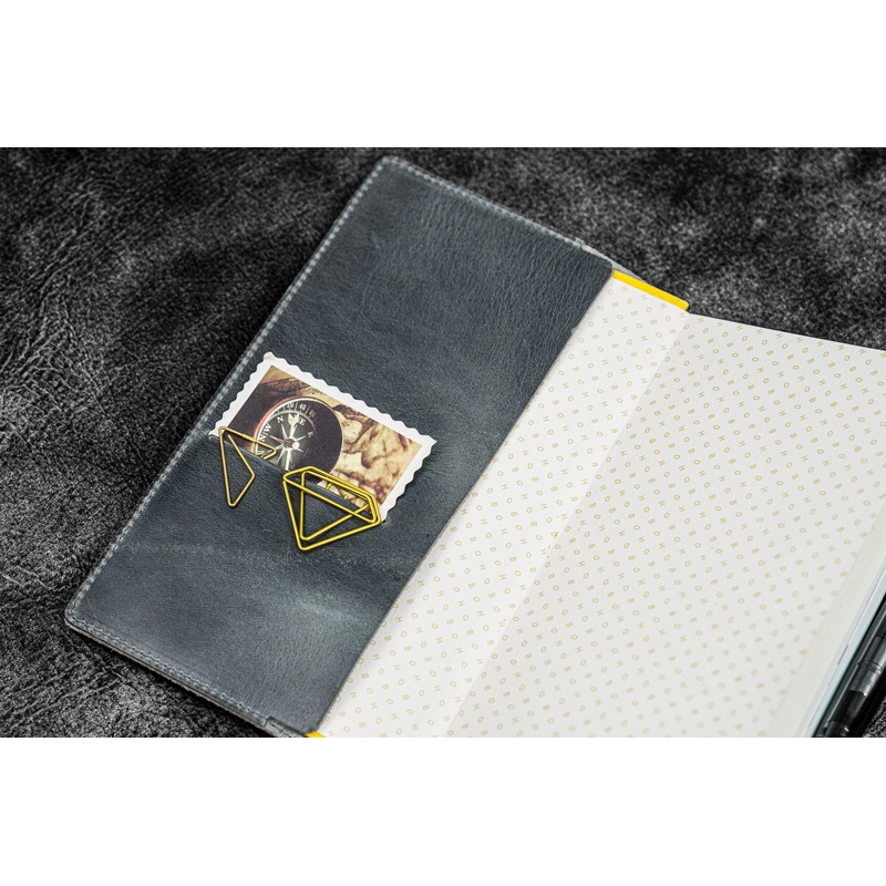 Galen Leather Galen Leather Cover Slim Hobonichi Weeks in Pelle Crazy Horse Smoky Grey