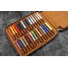 Galen Leather Galen Leather Portapenne in Pelle per Kaweco 60 Posti Crazy Horse Brown