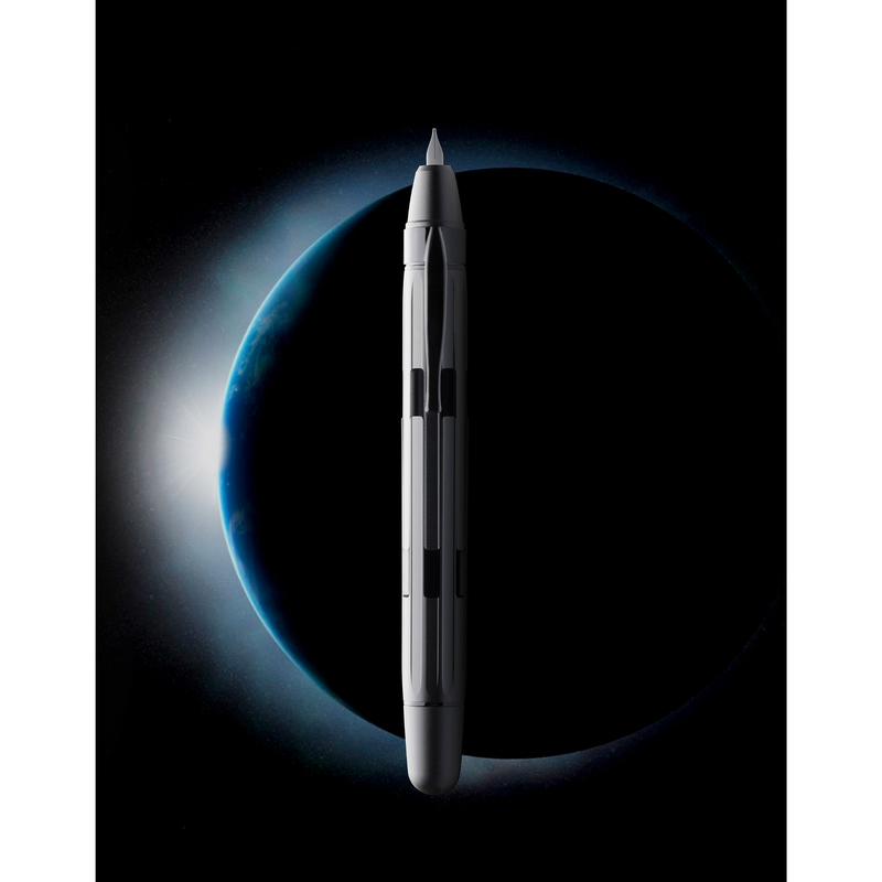 Nahvalur Nahvalur Eclipse Penna Stilografica Pure Silver
