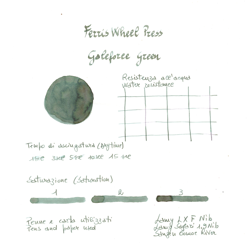 Ferris Wheel Press Ferris Wheel Press The Three Little Pigs Galeforce Green Ink Bottle 20 ml