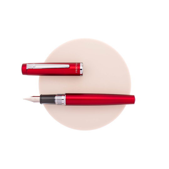 Platinum Procyon Fountain Pen Carmine Red