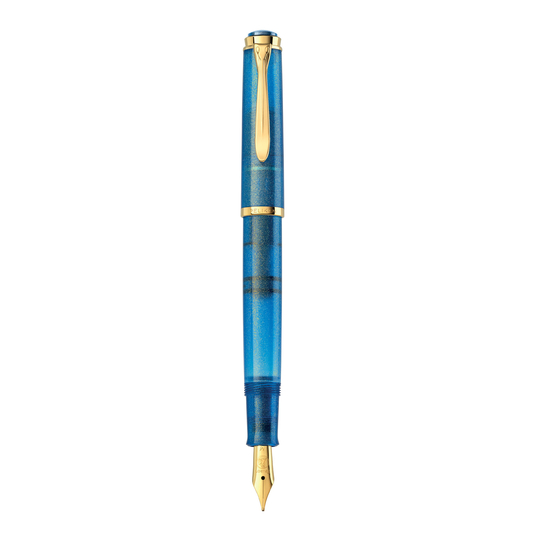 Pelikan M200 Fountain Pen Golden Lapis 2024 Special Edition