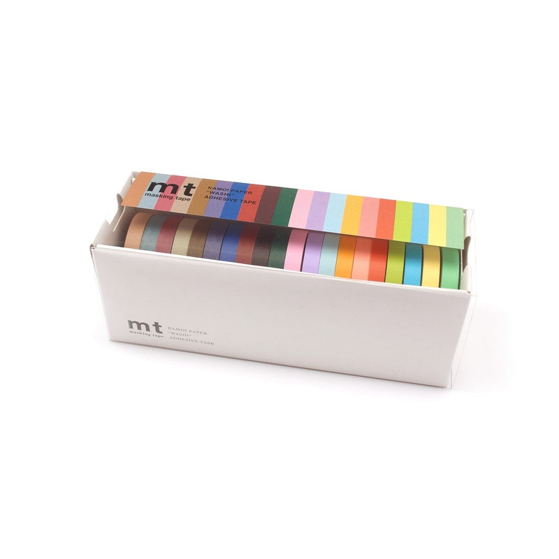MT Masking Tape MT 20-color Set di 20 Washi Tape