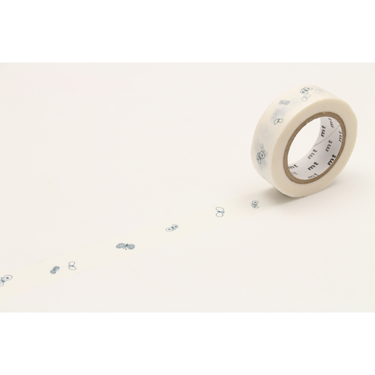 MT x Mina Perhonen Washi Tape Choucho Logo Navy