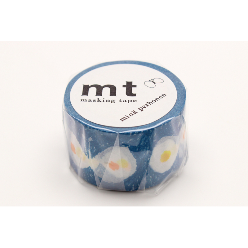 MT Masking Tape MT x Mina Perhonen Washi Tape Hana Hane Blue