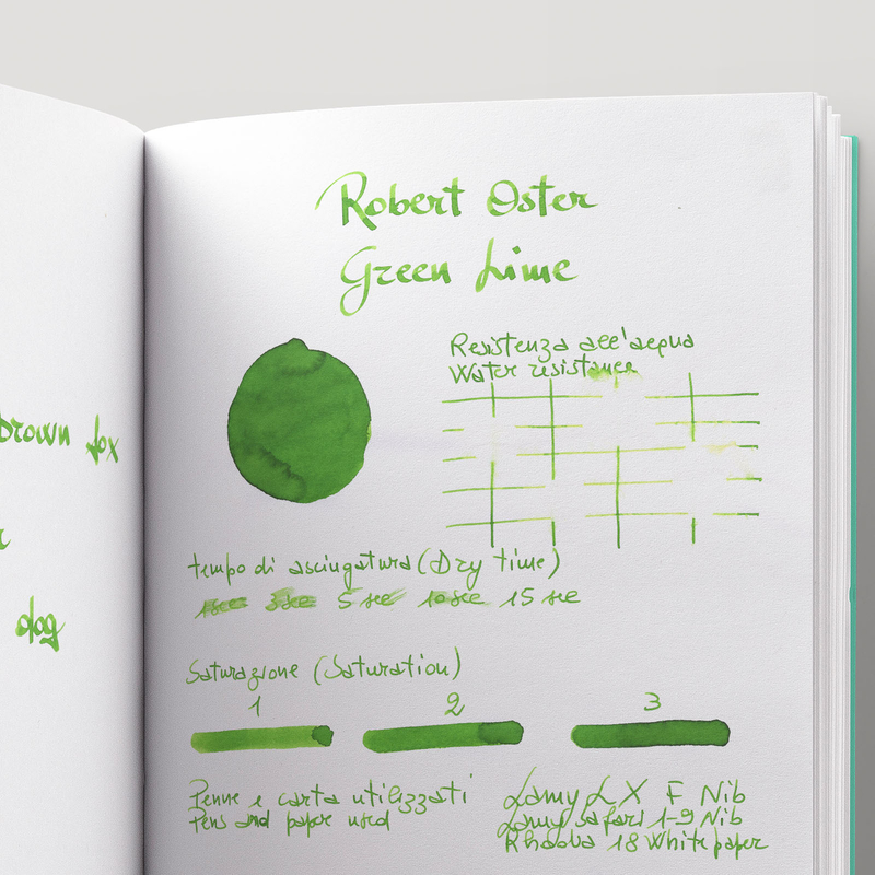 Robert Oster Green Lime Ink Bottle 50 ml