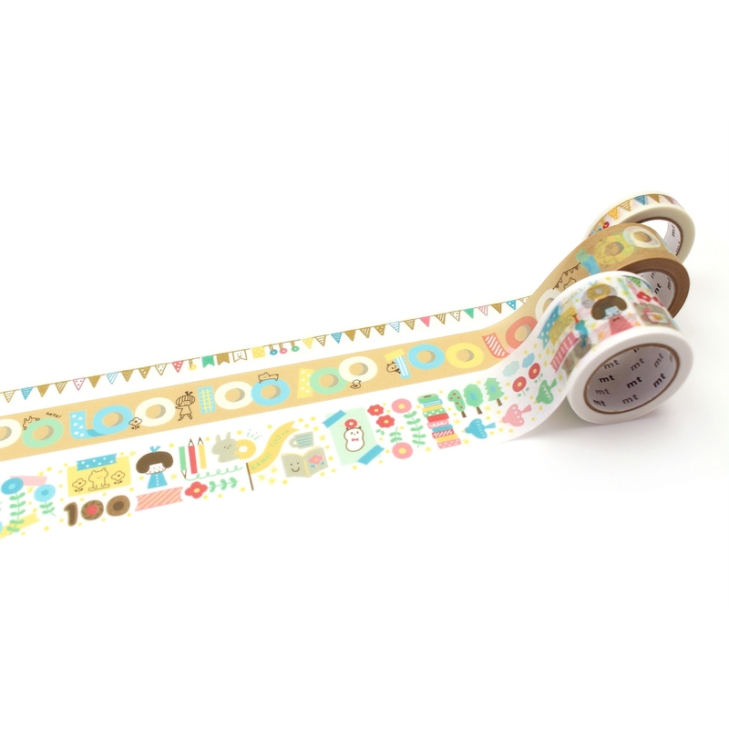 MT Masking Tape MT x Mizutama 100th Anniversary Mizutama Set of 3 Washi Tapes