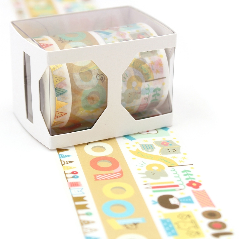MT Masking Tape MT x Mizutama 100th Anniversary Mizutama Set of 3 Washi Tapes