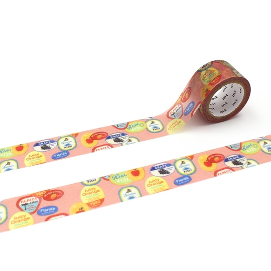 MT Trehari Washi Tape Retro Fruit Label
