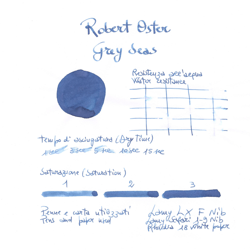 Robert Oster Grey Seas Ink Bottle 50 ml