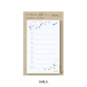 Midori Midori Sticky Notes To Do Dog White