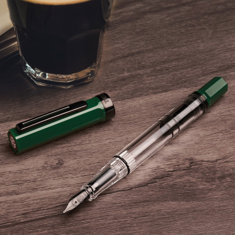 TWSBI Twsbi Eco Fountain Pen Green Irish & Onyx