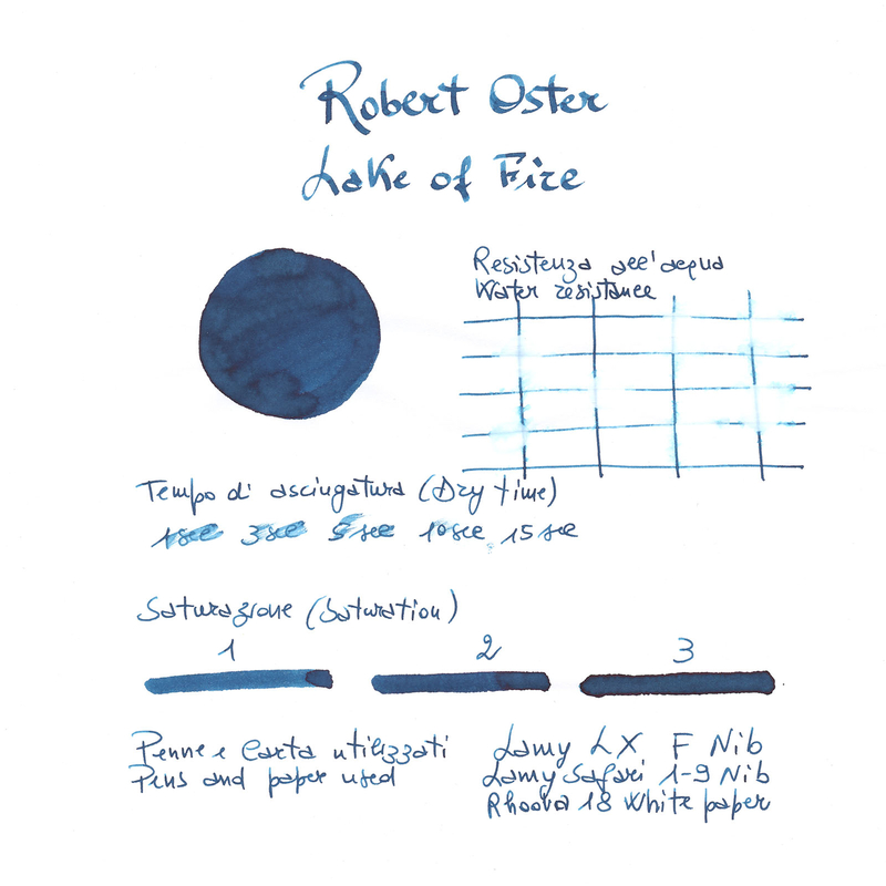 Robert Oster Lake of Fire Ink Bottle 50 ml