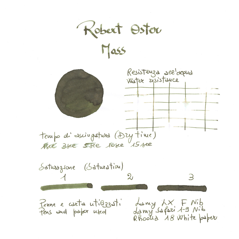 Robert Oster Moss Ink Bottle 50 ml
