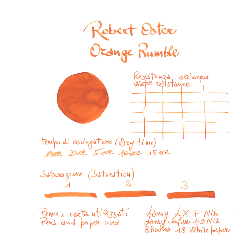 Robert Oster Orange Rumble Inchiostro 50 ml