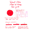 Robert Oster Shake 'N' Shimmy Red Gold Ink Bottle 50 ml