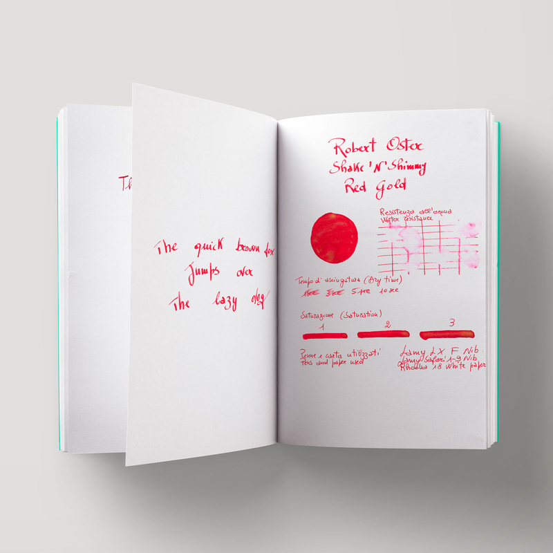 Robert Oster Shake 'N' Shimmy Red Gold Ink Bottle 50 ml