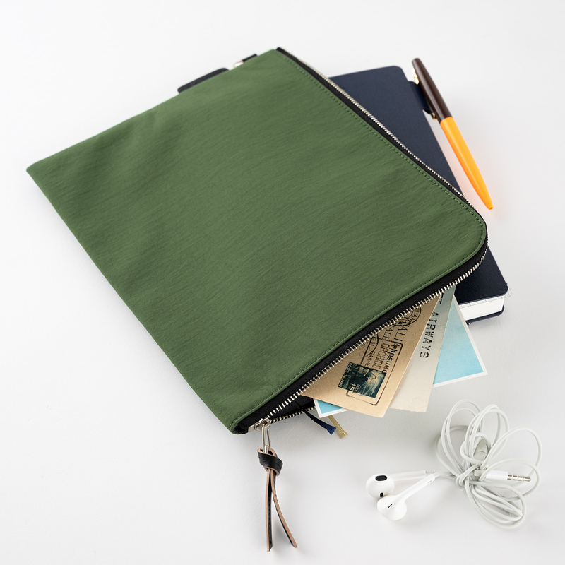 Hobonichi Hobonichi Tragen Flat Pouch for A5 Green
