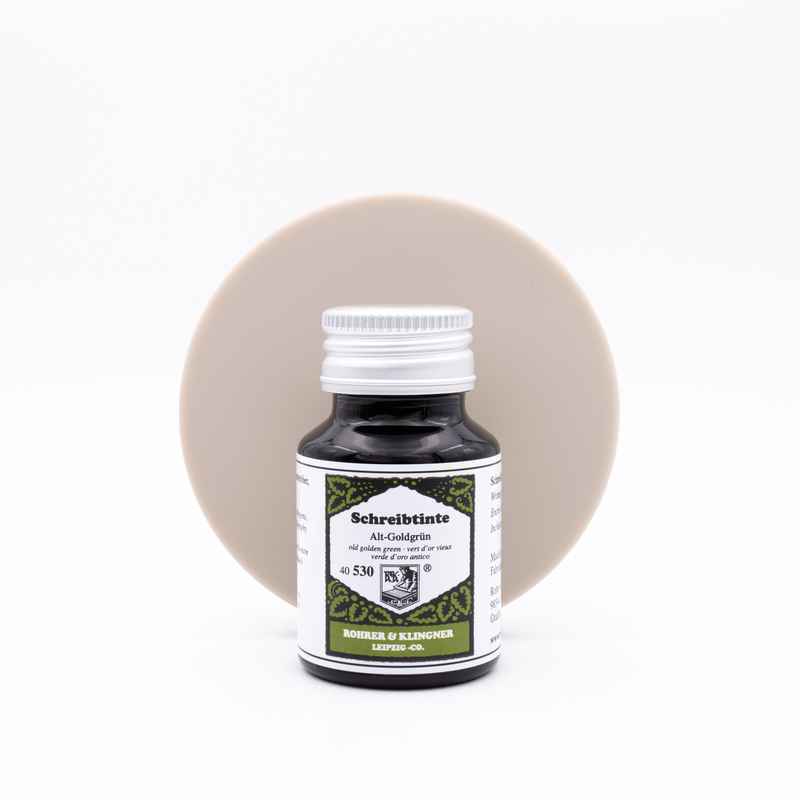 Rohrer & Klingner Alt-Goldgrun Ink Bottle 50 ml