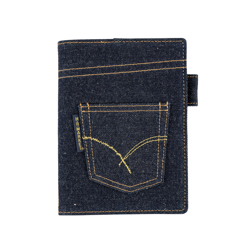 Hobonichi Hobonichi Cover Hollywood Ranch Market: Indigo Jeans Pocket per Agenda 5 Anni A6
