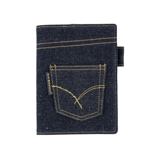 Hobonichi Cover Hollywood Ranch Market: Indigo Jeans Pocket per Agenda 5 Anni A6