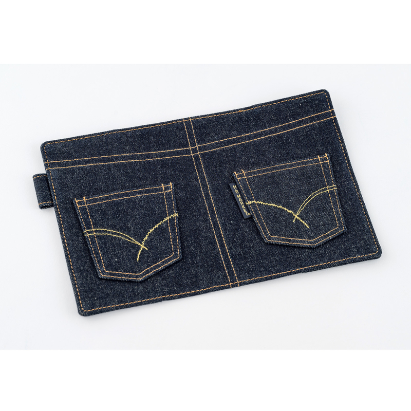 Hobonichi Hobonichi Cover Hollywood Ranch Market: Indigo Jeans Pocket per Agenda 5 Anni A6