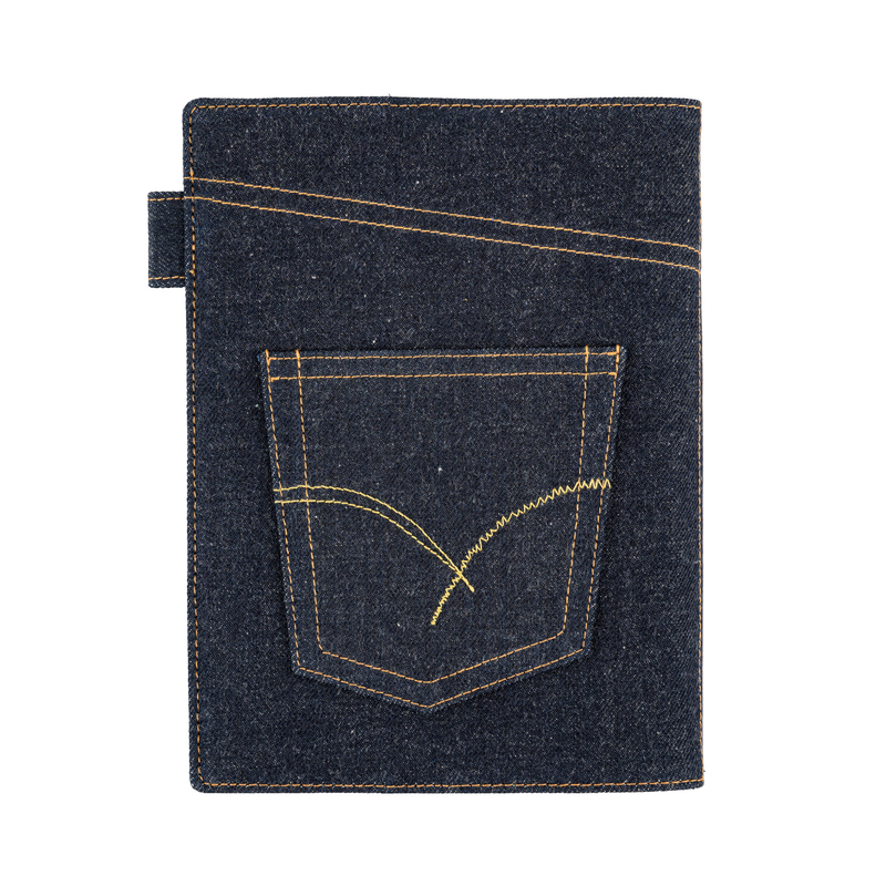 Hobonichi Hobonichi Cover Hollywood Ranch Market: Indigo Jeans Pocket per Agenda 5 Anni A5